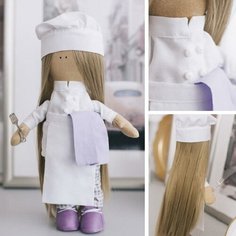 Арт Узор Набор для шитья. Интерьерная кукла «Повар Селена», 30 см