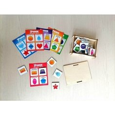 Настольная игра. Лото "Геометрические фигуры", 24 элемента Лесная мастерская