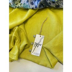 Ткань Блузочно-плательный однотонный лен, 1 м. Noname