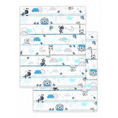 Детская пеленка ситец 95*120 С2 зебра. Комплект - 7 шт. Zaitsev