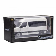 Машинка Cararama Volkswagen Crafter Bus белый 1/24, арт.30184