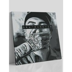 Картина по номерам Скриптонит 40х40 40х60 Раскрасим сами