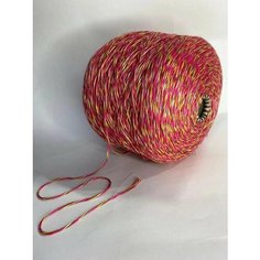 Итальянская пряжа Fancy. Состав: 60% хлопок,20% шелк, 20% Ра. Метраж: 500гр/1100м. Бобина идет с конусом ИТАЛИЯ