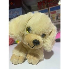 Мягкая игрушка собака с разноцветным ошейником Family Joys