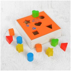 Сортер "Фигуры", 10 деталей Краснокамская игрушка