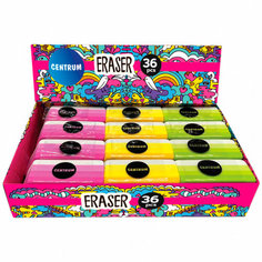 Ластик из синтет. каучука 46*21*10 мм, цвета в ассортименте 89931 Centrum