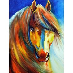 Картина по номерам Портрет лошади 40х50 см АртТойс