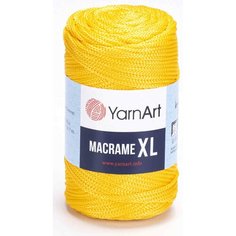Пряжа YarnArt Macrame XL желтый (142), 100%полиэстер, 130м, 250г, 2шт