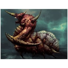 Картина по номерам на холсте Игра Diablo Дьябло 5592 40x30