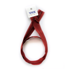 Молния YKK потайная неразъемная тип № 2 60 см арт. 073 терракотовый