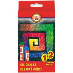 Пастель масляная Koh-I-Noor "8312", 12 цветов, картон. упаковка, 309419