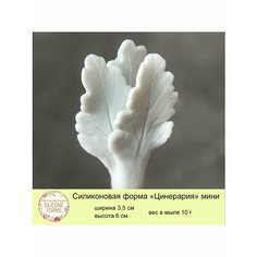 Силиконовая форма для мыла "Листья цинерарии" мини My Favorite Forms