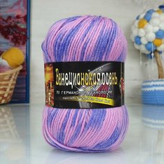 Пряжа COLOR-CITY венецианская осень (COLOR-CITY), голуб/лиловый - 936, 85% мериносовая шерсть, 15% акрил, , 4*100гр+2*50гр г, м.