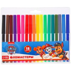 Фломастеры, 18 цветов, PAW PATROL ТероПром