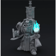 Игровая фигурка Grey Knights Librarian Warhammer 40K (Grey Knights 40K) (Warhammer, Вархаммер). Нет бренда