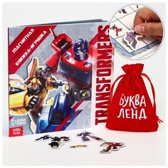 Магнитная книга с заданиями TRANSFORMERS, 8 стр, 27 магнитов Hasbro