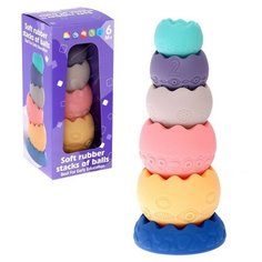 Мягкая пирамидка «Шарики», 6 предметов Dreammart