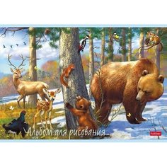 Альбом для рисования. 20 л. В сказочном лесу 20A4B Hatber