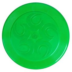 Летающая тарелка, 24 × 24 × 2,5 см, цвет зелёный + мел в подарок ТехноК