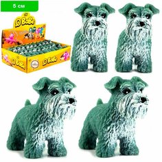Резиновые фигурки-тянучки Собаки Шнауцер 7,5 см, Антистресс / 2 шт. Denco Store