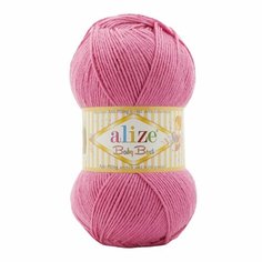 Пряжа ALIZE BABY BEST (Alize), розовый коралл - 157, 10% бамбук, 90% акрил, 5 мотков, 100 г, 240 м.