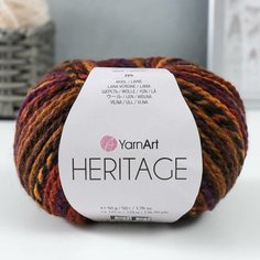 Пряжа "Heritage" 75% акрил, 25% шерсть 125м/50гр (335 бордо-шафран), 1шт Yarn Art