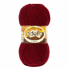 Пряжа ADELIA LIRA 100 % акрил 10 шт. х 50 г 200 м ± 5 м №15 бордовый