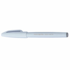 Pentel Фломастер-кисть Brush Sign Pen 2,0 мм кисть SES15C-N2X светло-серый