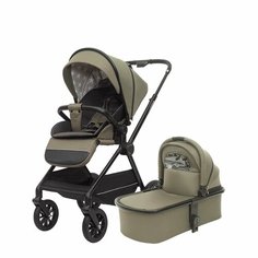 Детская коляска для новорожденных Luxmom A2 2в1, зеленый