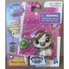 Littlest Pet Shop фигурка собачка Mossy Courtley #127 Hasbro