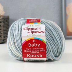 Пряжа "Кроха" 20% шерсть, 80% акрил 135м/50гр (1381 (М)) Троицкая камвольная фабрика