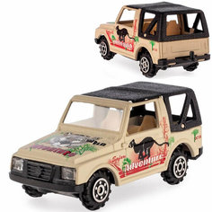Металлическая машинка Street Machine «Джип» / Бежевый Denco.Store