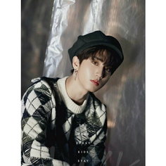 Плакат, постер на бумаге Stray Kids-Хан Джисон/музыкальные/поп исполнитель/артист/поп-звезда/группа. Размер 42 х 60 см