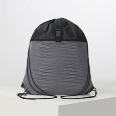 Мешок для обуви на шнурке, цвет чёрный Нет бренда