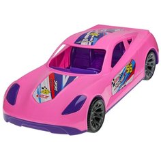 Машинка Рыжий кот Turbo V-MAX 1:19, 40 см, розовый