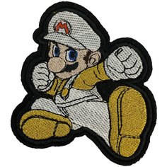 Нашивка, шеврон, патч (patch) Super Mario, размер 8*7,5см, 1 шт. Нет бренда