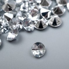 Декор для творчества акрил "Бриллиант" набор 125 шт 0,6х0,6х0,4 см Арт Узор