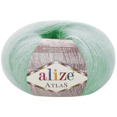 Пряжа Alize Atlas, 49 % шерсть, 51 % полиэстер, 50 г, 250 м, 10 шт., 19 морской кристалл