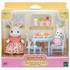 Sylvanian Families Сильваниан Фэмилис Sylvanian Families Столик для завтрака мамы и малыша снежных кроликов 5682 с 3 лет