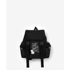 Рюкзак плащевой черный Gulliver, для девочек, размер one size, мод 12307GJA2101