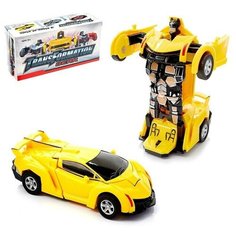 Робот инерционный "Спорткар", трансформируется автоматически, цвета Нет бренда