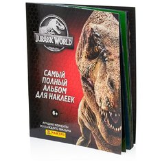 Panini Альбом для наклеек Jurassic World / Мир Юрского Периода (без наклеек) 216 шт.