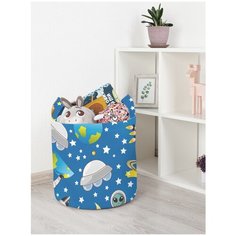 Корзина для игрушек JoyArty "В космосе" 35x35 см