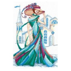 Набор для вышивания крестом Сделай Своими Руками (ИнкомТех) "Изумрудное кружево"