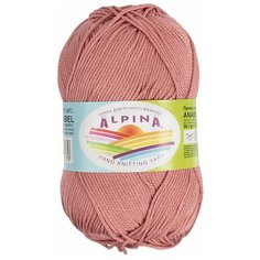Пряжа ALPINA ANABEL 100% мерсеризованный хлопок 50 г 120 м 028 гр. розовый