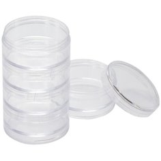 Контейнер пластиковый цилиндрический 12.5 Х 6 СМ, 6 секций, Арт. 2-750/29 Hobby Time