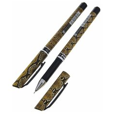 Ручка гелевая "Змея" 0.5 мм, стержень чёрный, игольчатый пишущий узел Noname