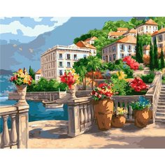 Картина по номерам Живописная набережная Крым 40х50 см Hobby Home