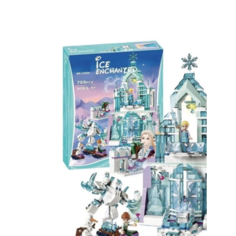 Конструктор/ Ice Enchanted/ Волшебный ледяной замок Эльзы/ 709 деталей/ 10664/ ребенку Планета Конструкторов