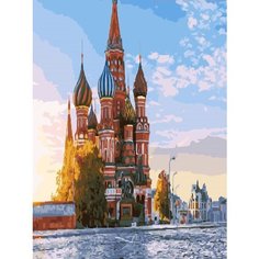 Картина по номерам Рассвет на Красной площади 40х50 см Hobby Home